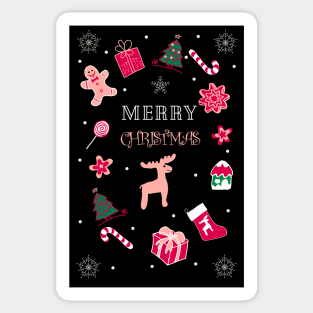 Winter Christmas  Festive Holiday Mood Sticker